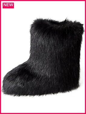 Faux Fur Winter Snow Boots for Women